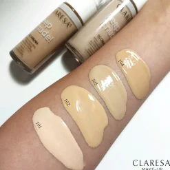 Claresa - Keep It Nude! - Nawilżający Podkład Wyrównujący Koloryt Cery - 101 Light - 30ml