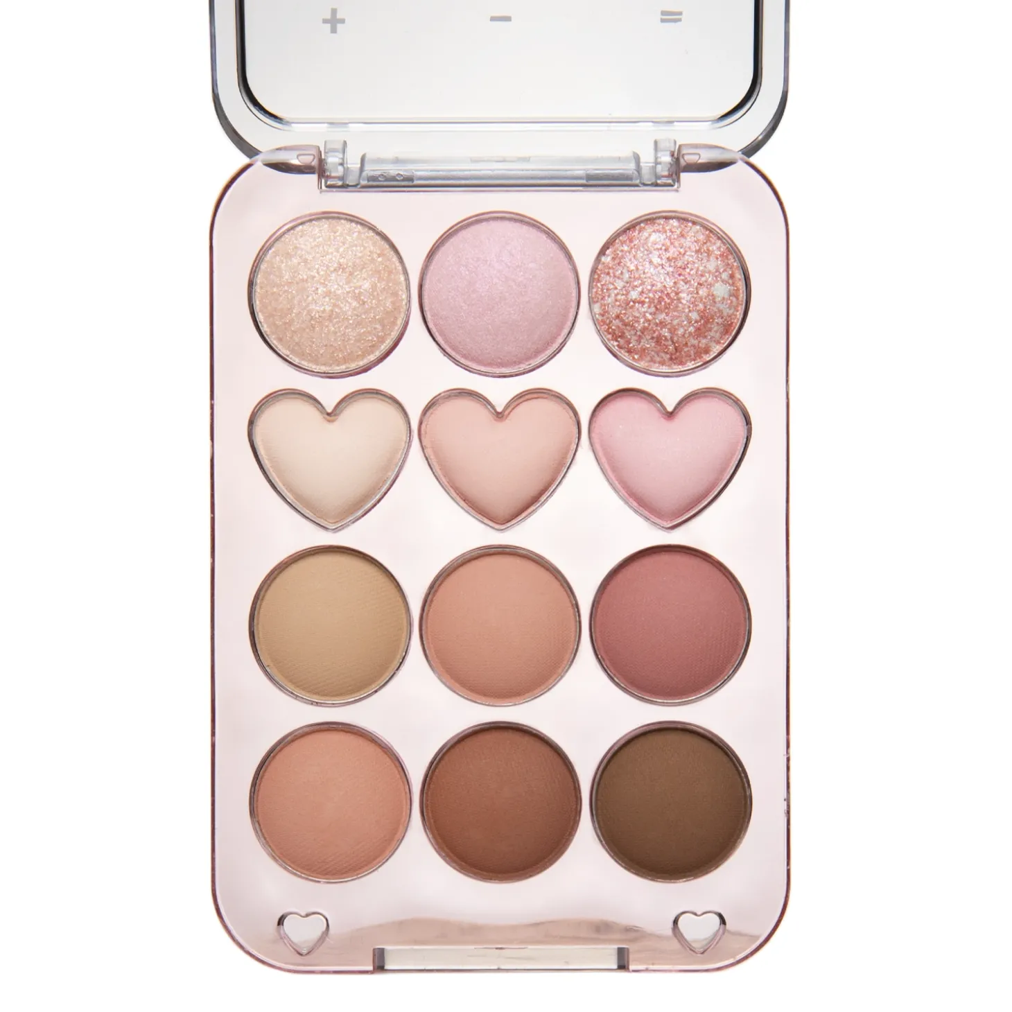 Colorgram - Pin Point Eyeshadow Palette - Paleta Cieni do Powiek - 02 Pink + Mauve - 9,9g