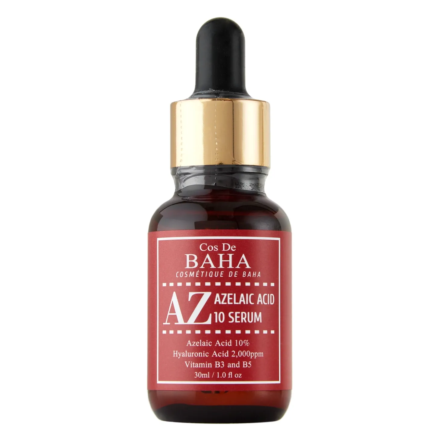 Cos De BAHA - AZ Azelaic Acid 10 Serum - Serum do Twarzy z 10% Kwasem Azelainowym - 30ml