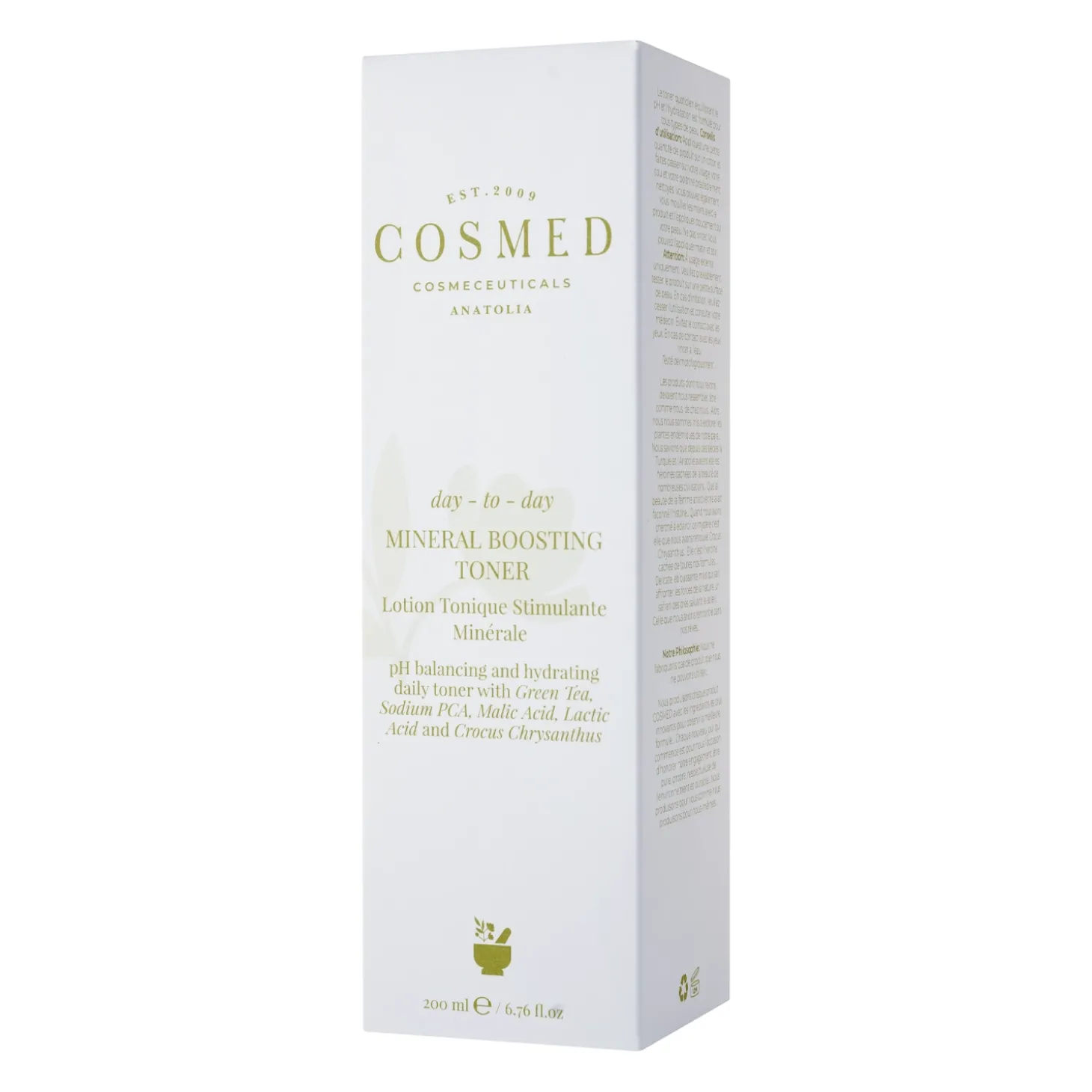 Cosmed - Day To Day Mineral Boosting Toner - Nawilżający Tonik w Mgiełce do Twarzy - 200ml