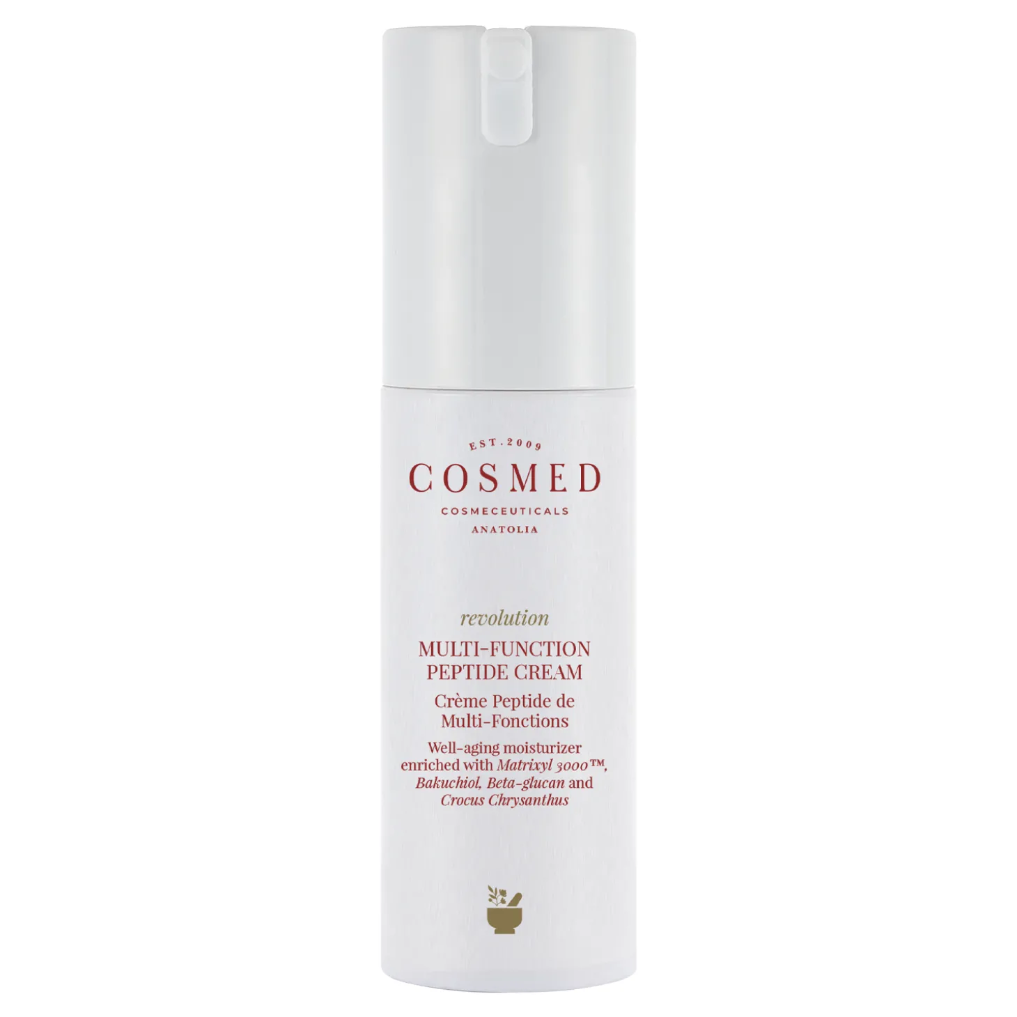 Cosmed - Revolution Multi Function Peptide Cream - Przeciwzmarszczkowy Krem do Twarzy - 30ml