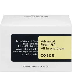COSRX - Advanced Snail 92 All in One Cream - Wszechstronny Krem ze Śluzem Ślimaka - 100g