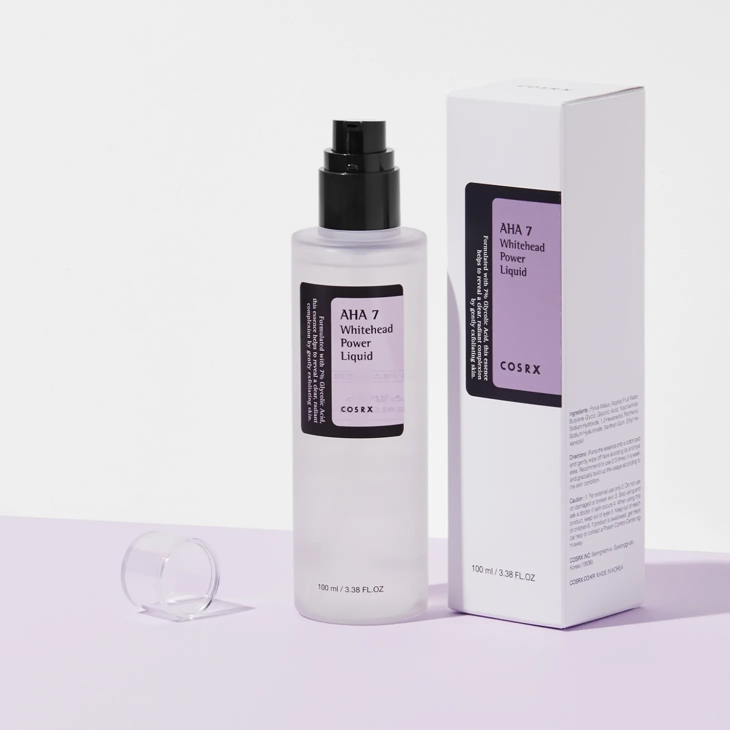 COSRX - AHA 7 Whitehead Power Liquid - Płyn Złuszczający z Naturalnym Kwasem AHA - 100ml