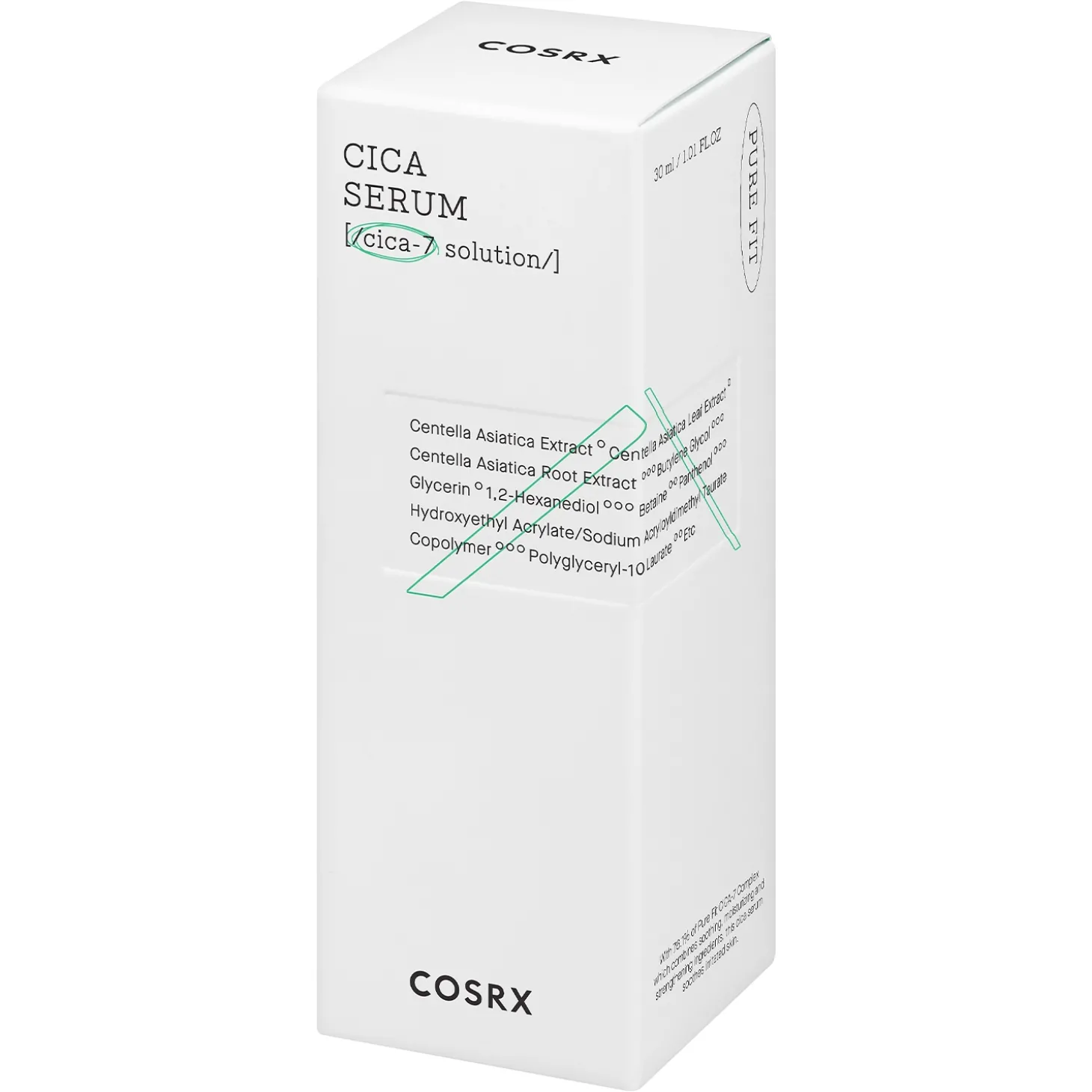COSRX - Pure fit Cica Serum - Łagodzące Serum do Skóry Wrażliwej - 30ml