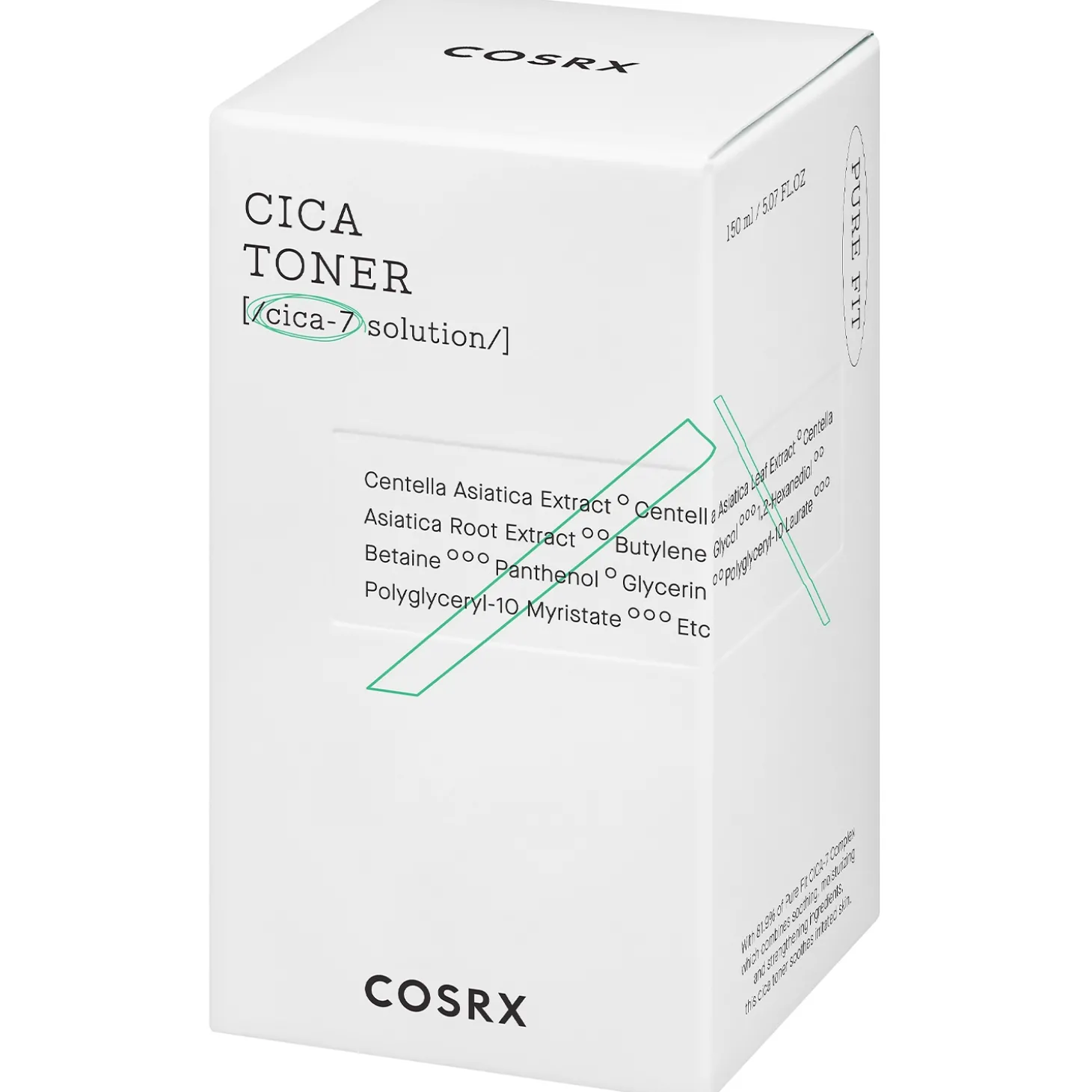 COSRX - Pure Fit Cica Toner - Łagodzący Tonik do Skóry Wrażliwej - 150ml