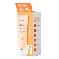 Dewytree - Urban Shade Cover And Fit Sun SPF50+/PA++++ - Tonujący Krem z Filtrem do Twarzy - 40ml
