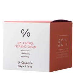 Dr.Ceuracle - 5α Control Clearing Cream - Krem Regulujący Wydzielanie Sebum - 50g