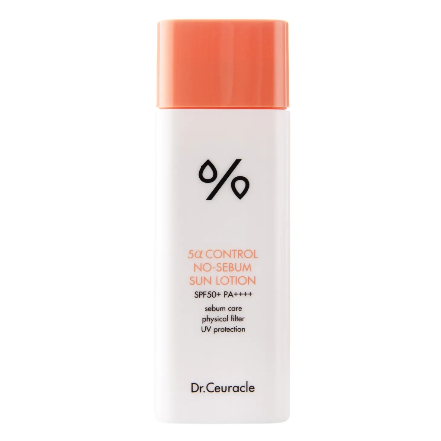 Dr.Ceuracle - 5α Control No-Sebum Sun Lotion SPF50+/PA++++ - Lekki Krem Przeciwsłoneczny - 50ml