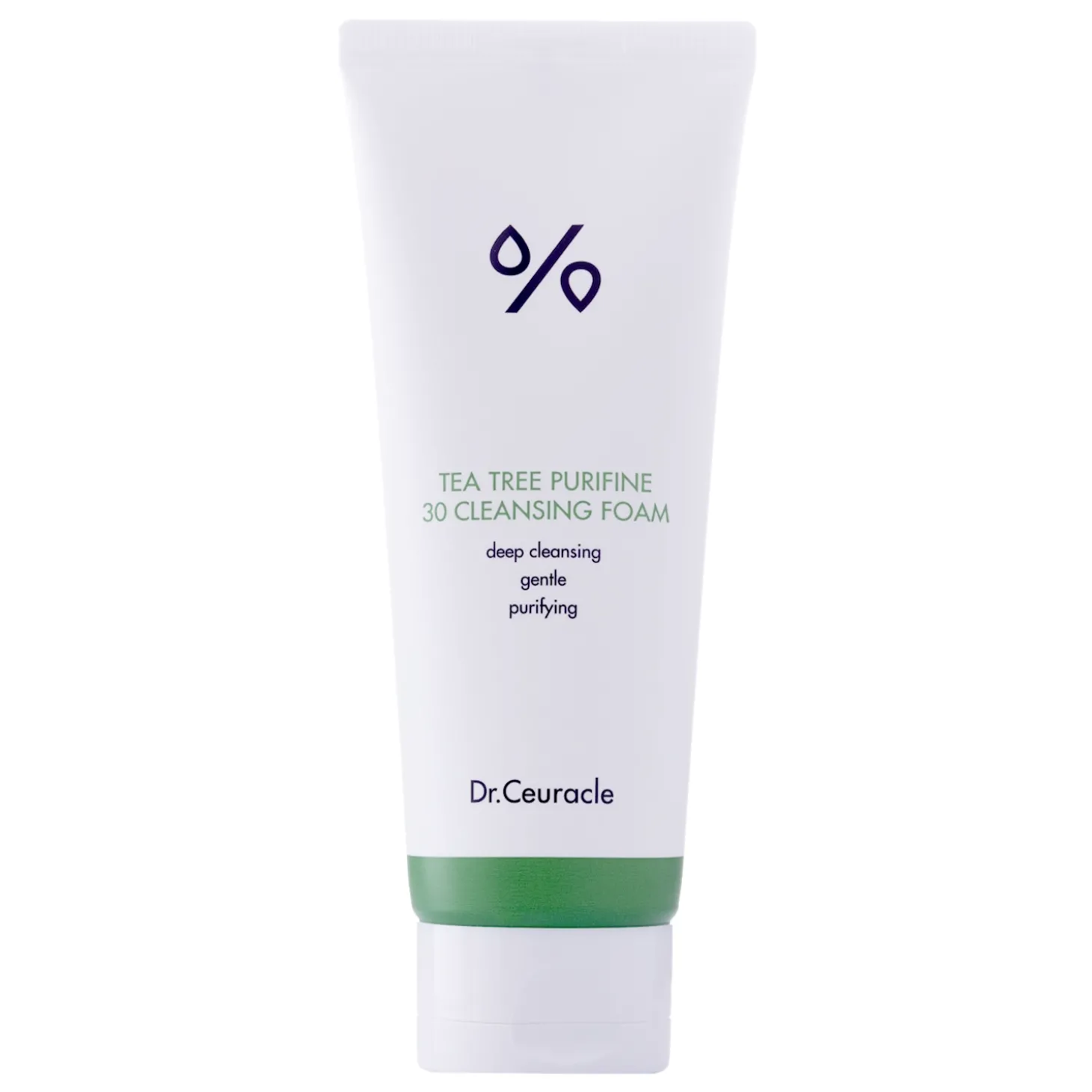 Dr.Ceuracle - Tea Tree Purifine 30 Cleansing Foam - Kremowa Pianka Oczyszczająca z Wyciągiem z Drzewa Herbacianego - 150g