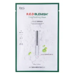 Dr.G - Red Blemish Cool Soothing Mask - Chłodząca Maska w Płachcie - 1szt/30ml