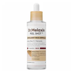 Dr.Melaxin - Peel Shot Exfoliating White Rice Ampoule - Delikatnie Złuszczająca Ampułka z Ekstraktem z Ryżu - 80ml