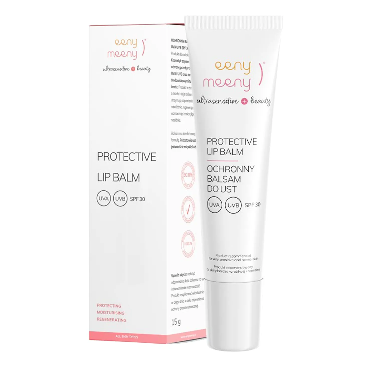Eeny Meeny - Protective Lip Balm - Ochronny Balsam do Ust UVA UVB SPF 30 - 15g