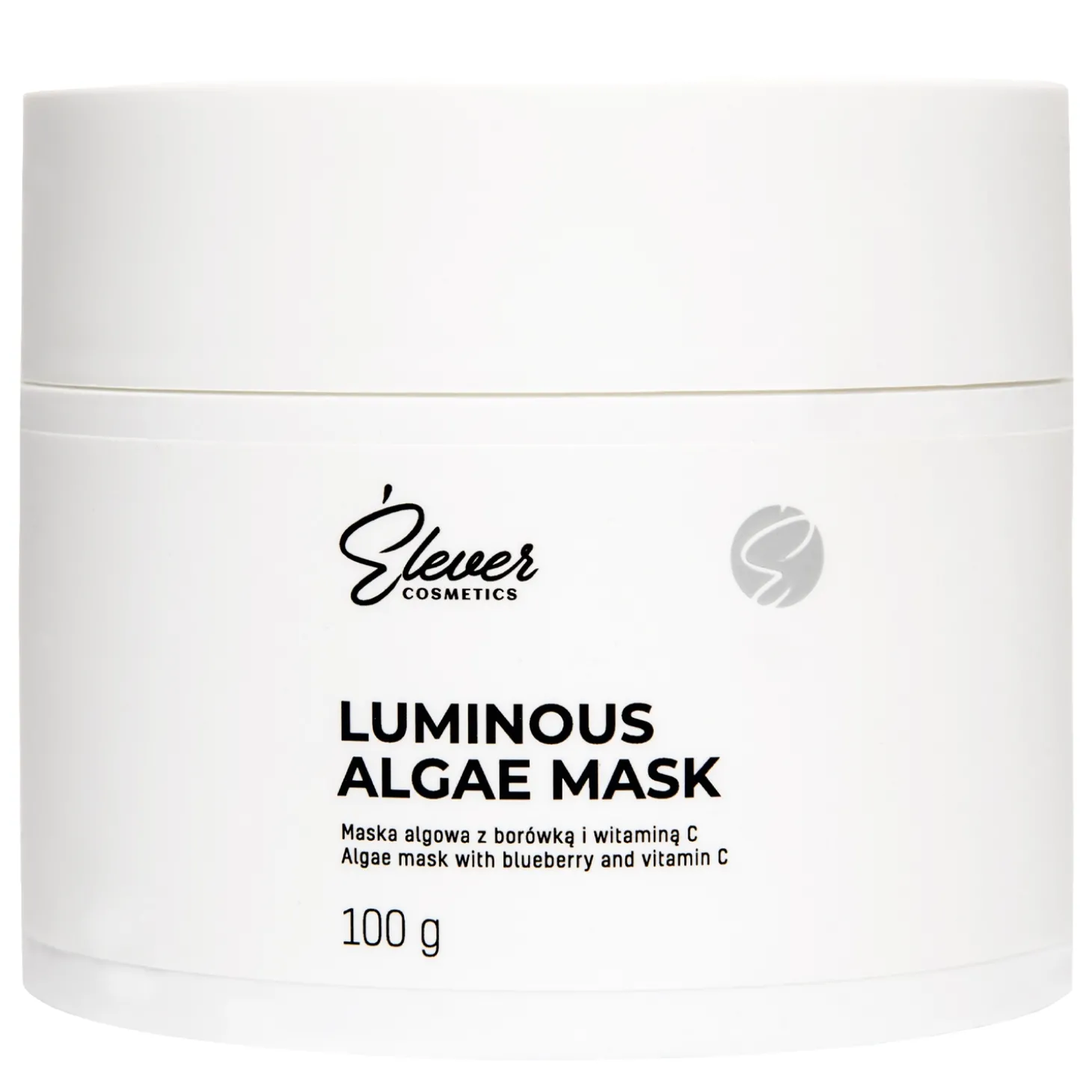 Elever Cosmetics - Luminous Algae Mask - Maska Algowa z Borówką i Witaminą C - 100g
