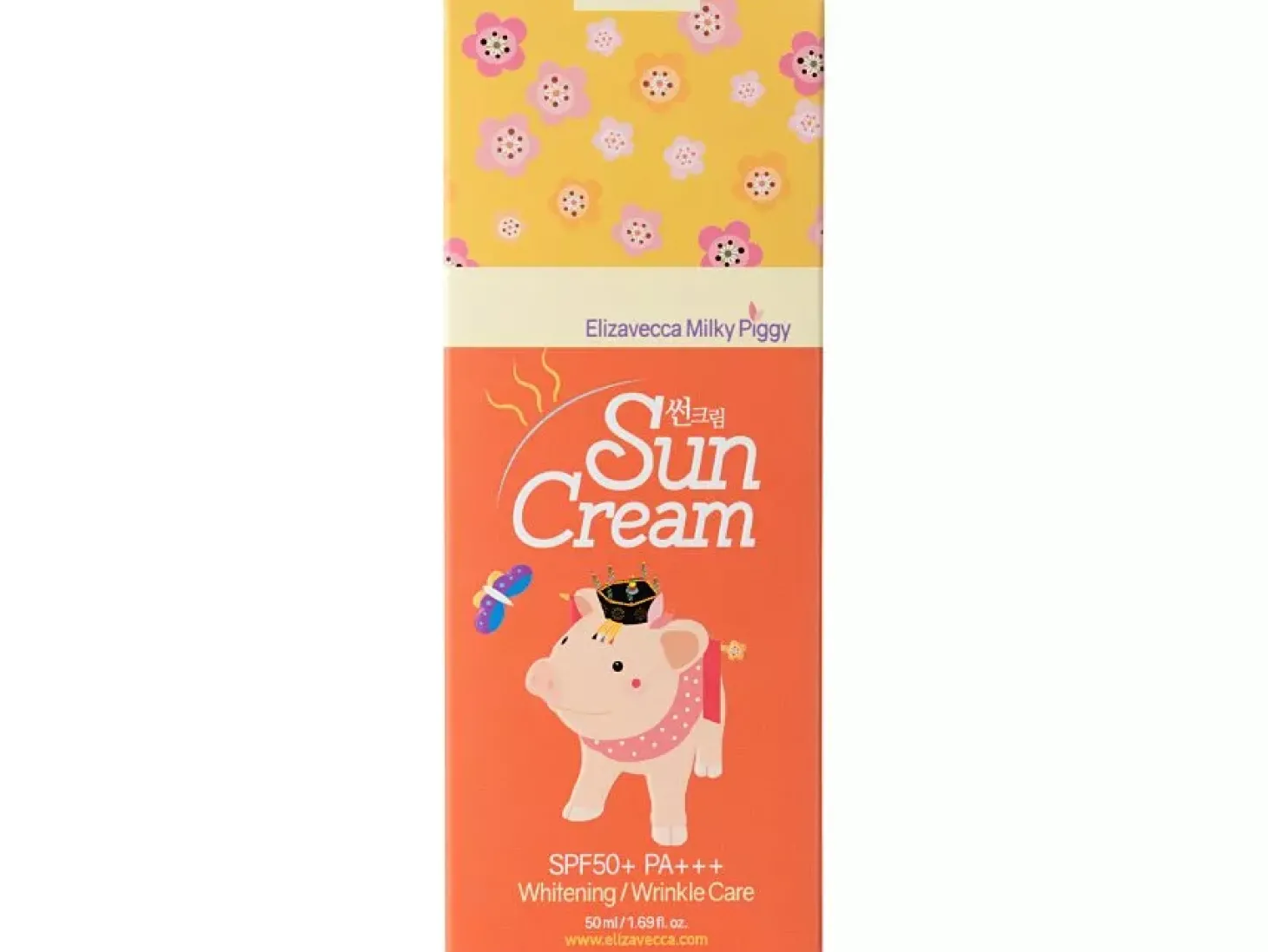 Elizavecca - Milky Piggy Sun Cream SPF 50+/PA+++ - Krem z Filtrem Przeciwsłonecznym - 50ml