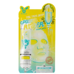 Elizavecca - Tea Tree Deep Power Ringer Mask Pack - Maska w Płachcie z Wodą z Drzewa Herbacianego - 23ml