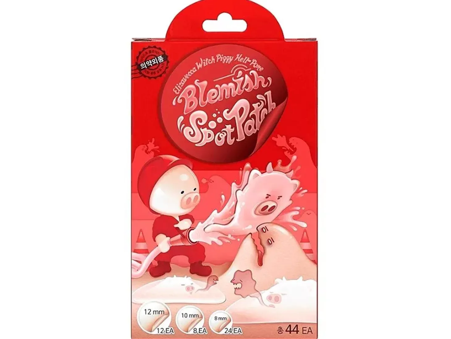 Elizavecca - Witch Piggy Hell Pore Blemish Spot Patch - Maskujące Plastry na Wypryski - 44szt