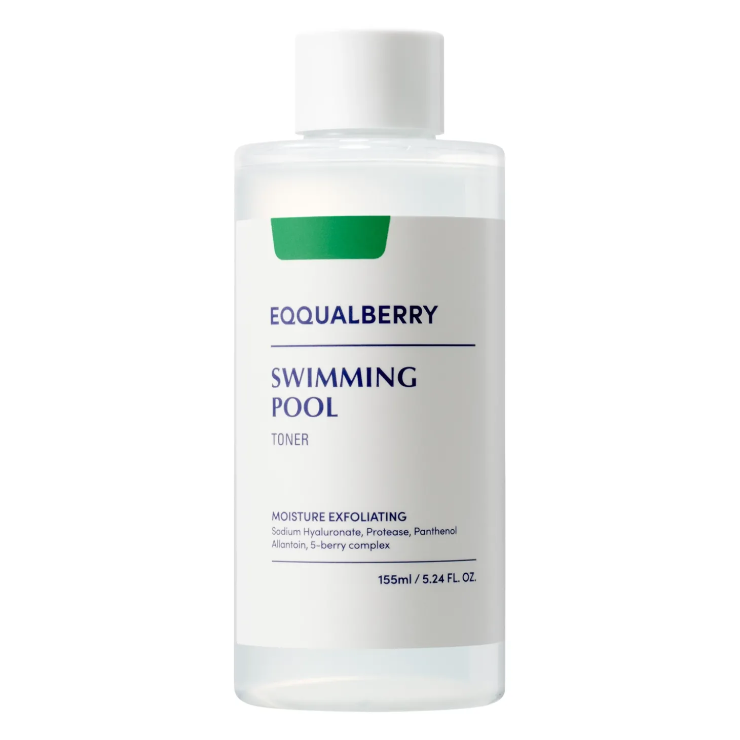 EQQUALBERRY - Swimming Pool Daily Facial Toner - Nawilżająco-Złuszczający Tonik do Twarzy - 155ml