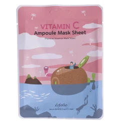 Esfolio - Vitamin C Ampoule Mask Sheet - Rozświetlająca Maska w Płachcie z Ekstraktem z Kiwi - 25ml