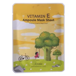 Esfolio - Vitamin E Ampoule Mask Sheet - Odżywcza Maska w Płachcie z Ekstraktem z Brokuła - 25ml