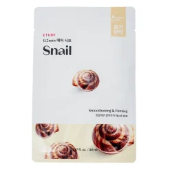 Etude House  - 0.2mm Therapy Air Mask - Snail - Maska ze Śluzem Ślimaka - 20ml