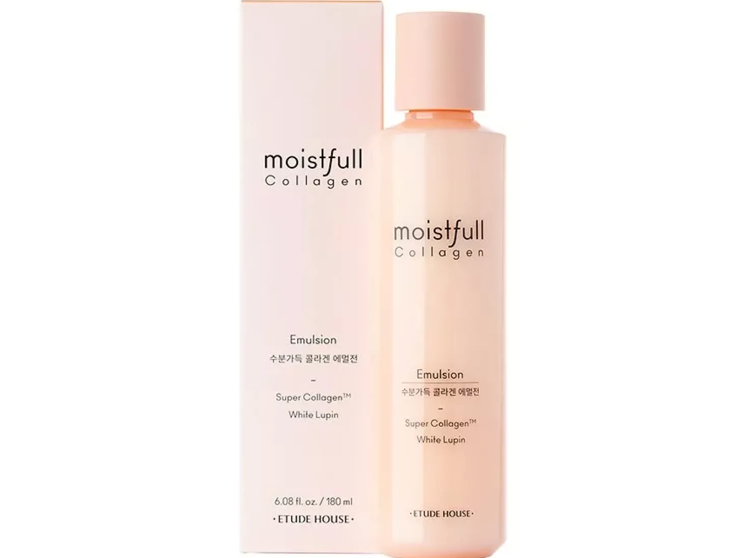 Etude House - Moistfull Collagen Emulsion - Nawilżająca Emulsja do Twarzy z Kolagenem - 180ml