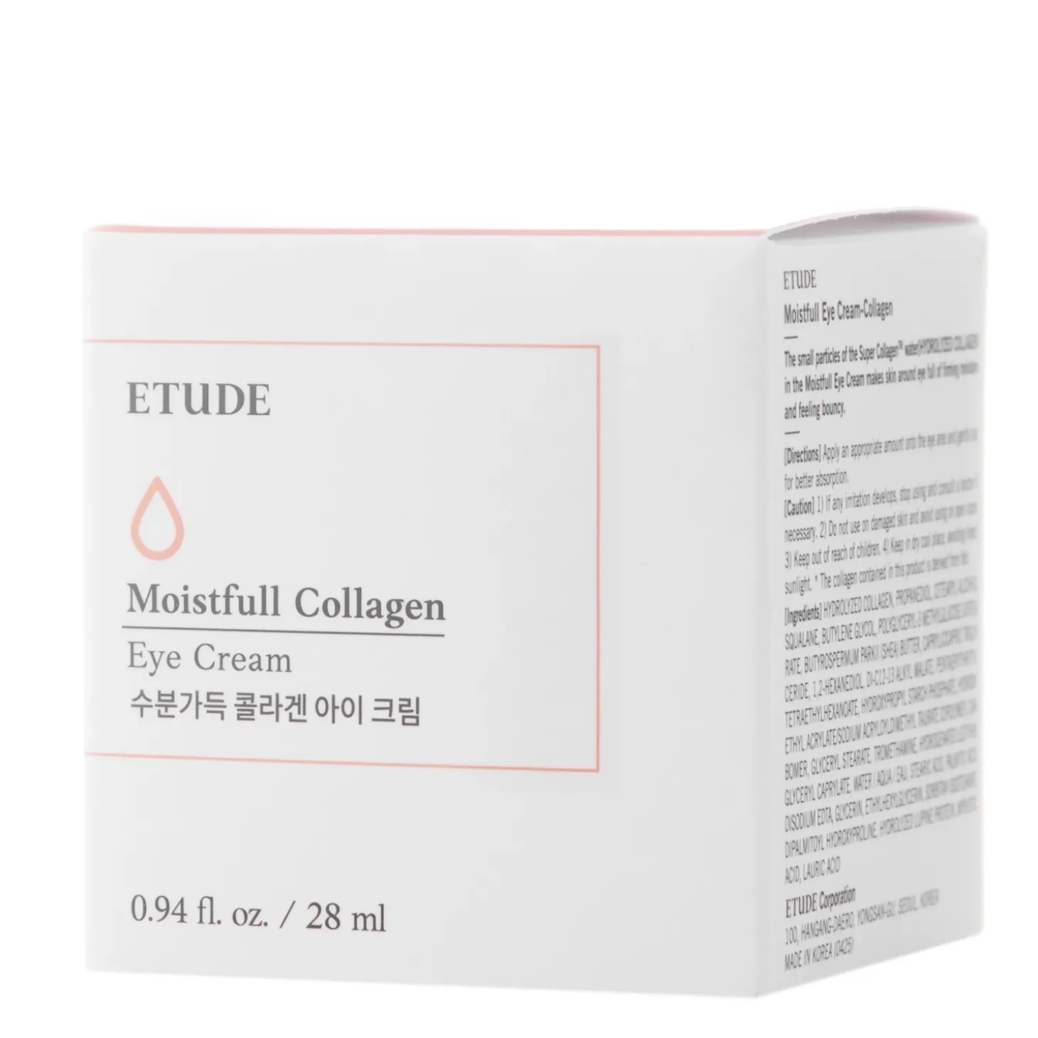Etude House - Moistfull Collagen Eye Cream - Krem pod Oczy z Kolagenem - 28ml