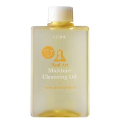 Etude House - Real Art Cleansing Oil Moisture - Oczyszczający Olejek do Demakijażu Twarzy i Oczu - 185ml