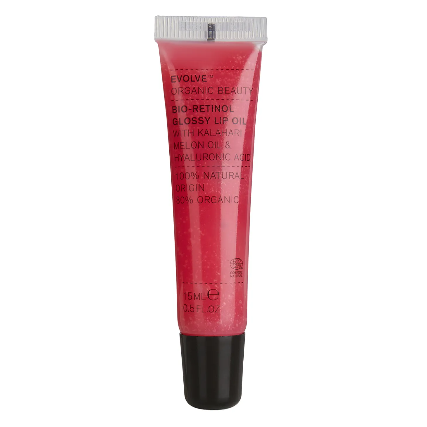 Evolve Organic Beauty - Bio-Retinol Glossy Lip Oil - Błyszczący Olejek do Ust z Retinolem - 15ml