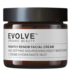 Evolve Organic Beauty - Nightly Renew Facial Cream - Regenerujący Krem do Twarzy na Noc - 60ml