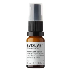 Evolve Organic Beauty - Peptide 360 Serum - Naturalne Serum do Twarzy z Peptydami Sacha Inchi i Olejem Cacay - 10ml