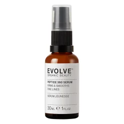 Evolve Organic Beauty - Peptide 360 Serum - Naturalne Serum do Twarzy z Peptydami Sacha Inchi i Olejem Cacay - 30ml