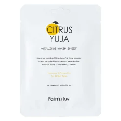 Farmstay - Citrus Yuja Vitalizing Mask Sheet - Rewitalizująca Maska w Płachcie z Ekstraktem z Owoców Yuzu - 23ml/1szt