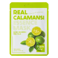 Farmstay - Real Calamansi Essence Mask - Wzmacniająca Maska w Płachcie z Ekstraktem z Owoców Calamansi - 23ml/1szt