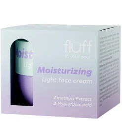 Fluff -  Krem Nawilżający z Ametystem i Kwasem Hialuronowym - 50ml