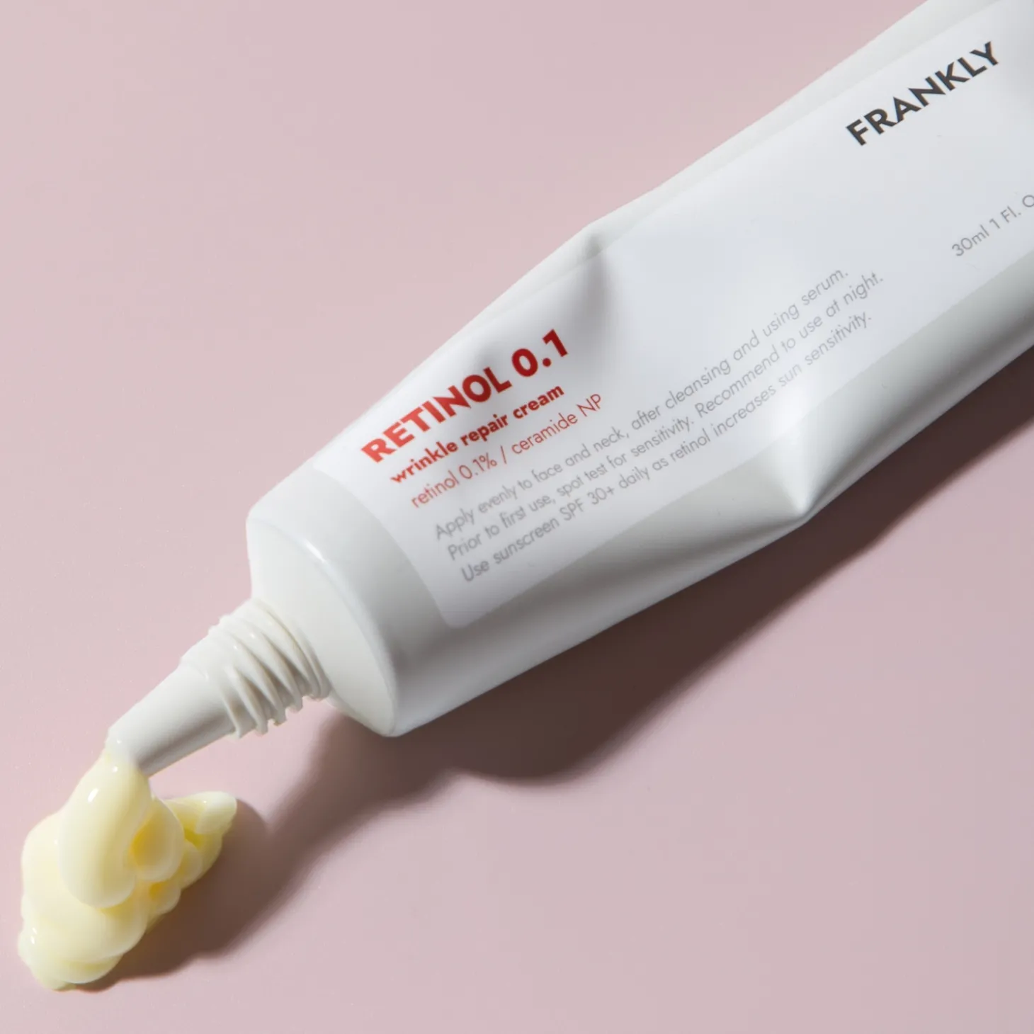 Frankly - Retinol 0.1% Cream - Przeciwzmarszczkowy Krem z Retinolem 0.1% - 30ml