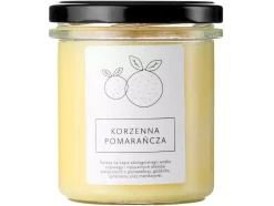 Hagi - Naturalna, Wegańska Świeca Sojowa - Korzenna Pomarańcza - 230g