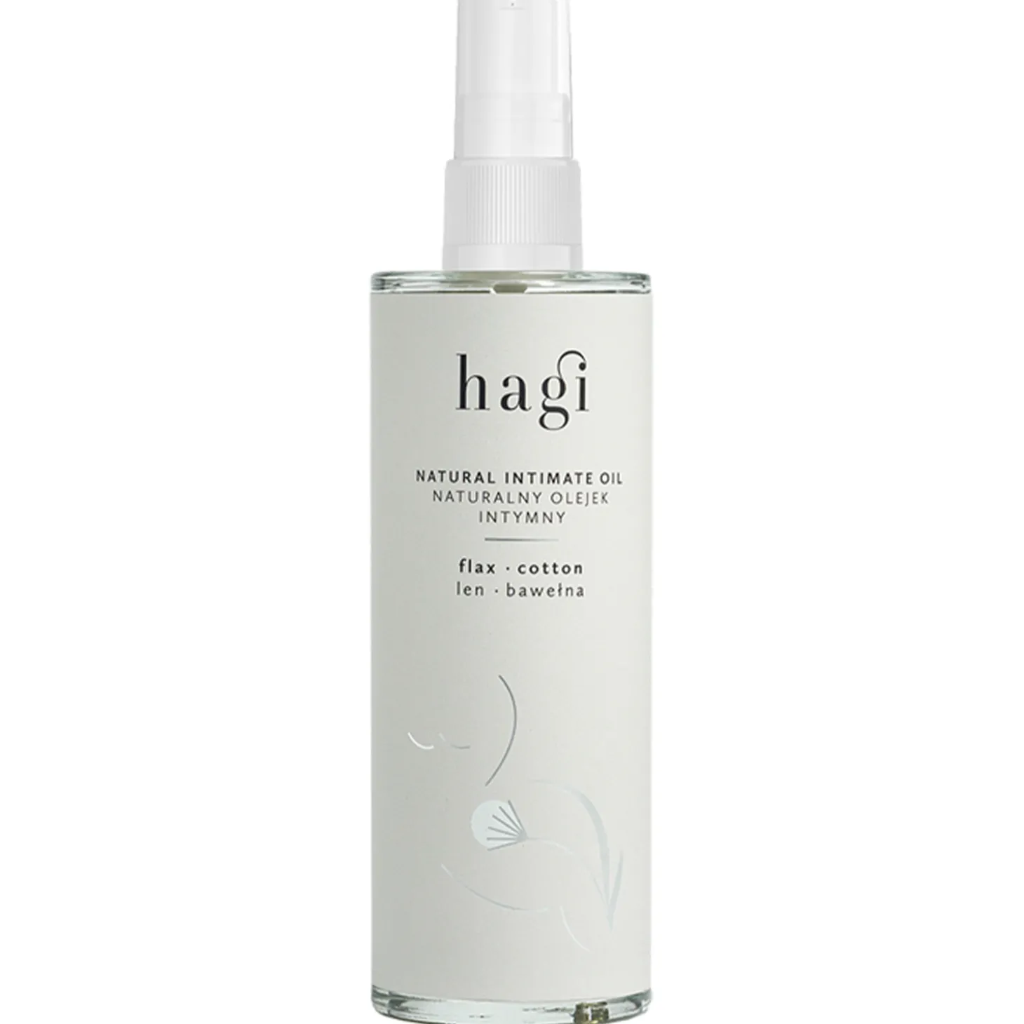 Hagi - Naturalny Olejek Intymny - Len-Bawełna - 100ml