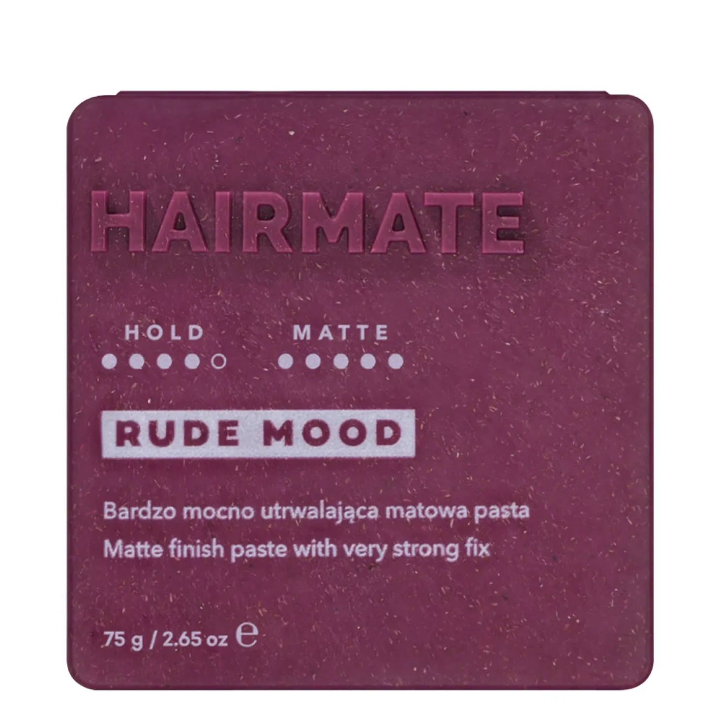 Hairmate - Rude Mood - Pasta Bardzo Mocno Utrwalająca o Matowym Wykończeniu - 75g