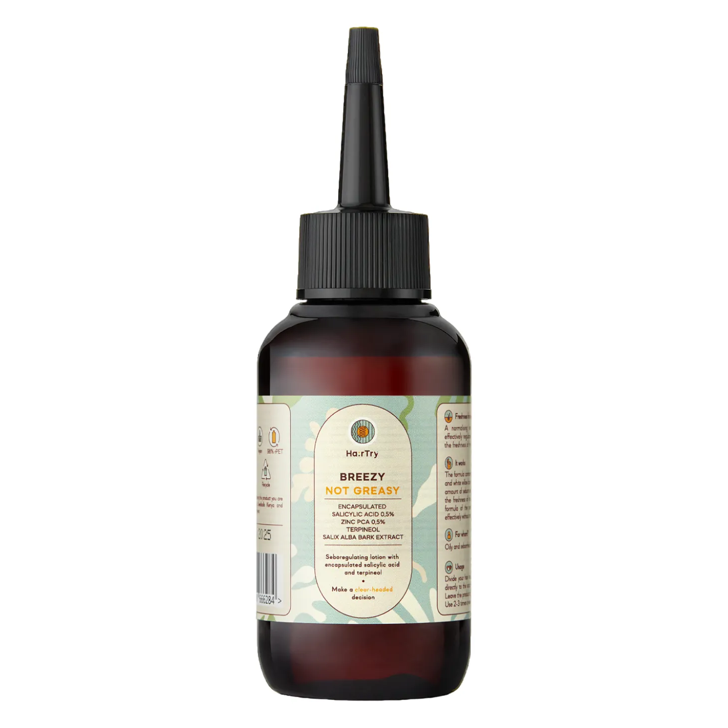 HairTry - Breezy Not Greasy - Wcierka Seboregulująca z Kapsułkowanym Kwasem Salicylowym - 100ml