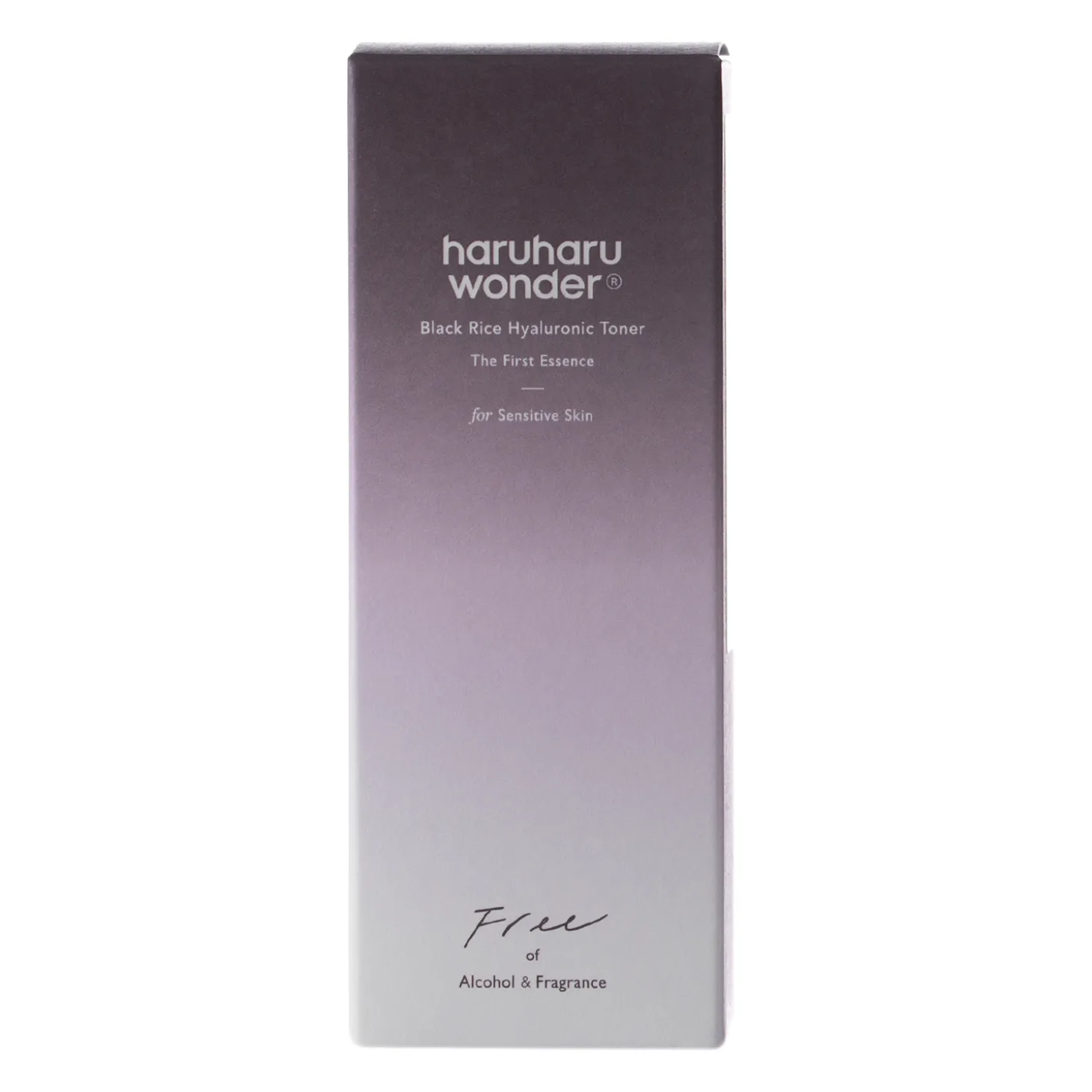 Haruharu Wonder - Black Rice Hyaluronic Toner Free - Bezzapachowy Tonik Nawilżający do Twarzy z Fermentem Ryżowym - 150ml