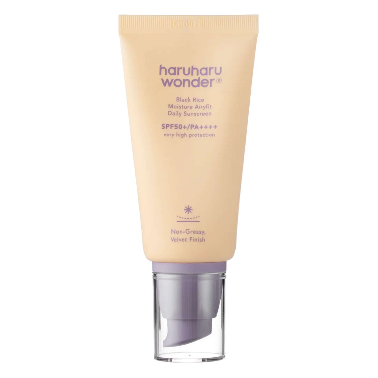 Haruharu Wonder - Black Rice Moisture Airyfit Daily Sunscreen SPF50+/PA++++ - Nawilżający Krem z Filtrem - 50ml