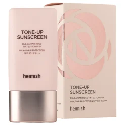 Heimish - Bulgarian Rose Tone-up Sunscreen SPF50+ PA+++ - Krem Tonujący z Wysoką Ochroną Przeciwsłoneczną  - 30ml
