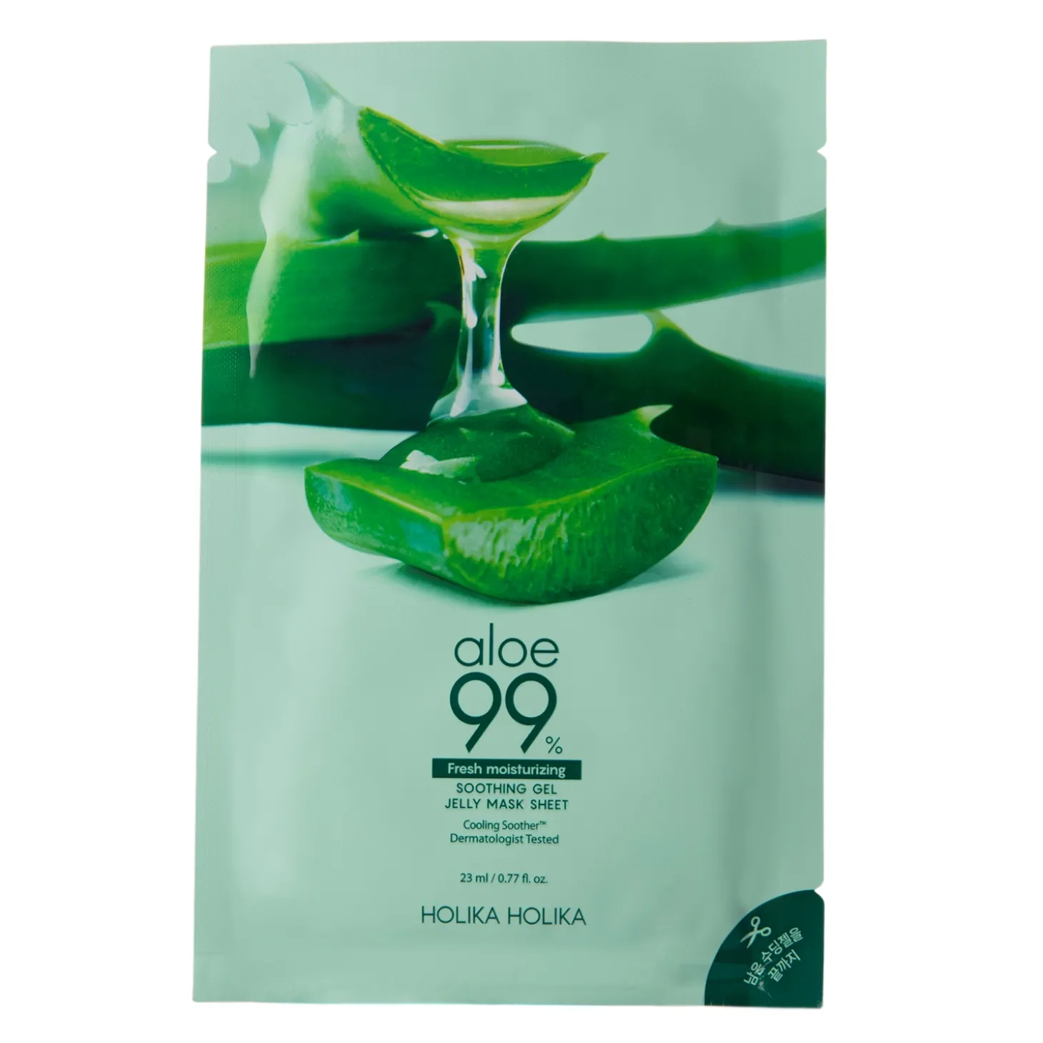 Holika Holika - Aloe Soothing Jelly Mask - Aloesowa Maska w Płachcie - 23ml