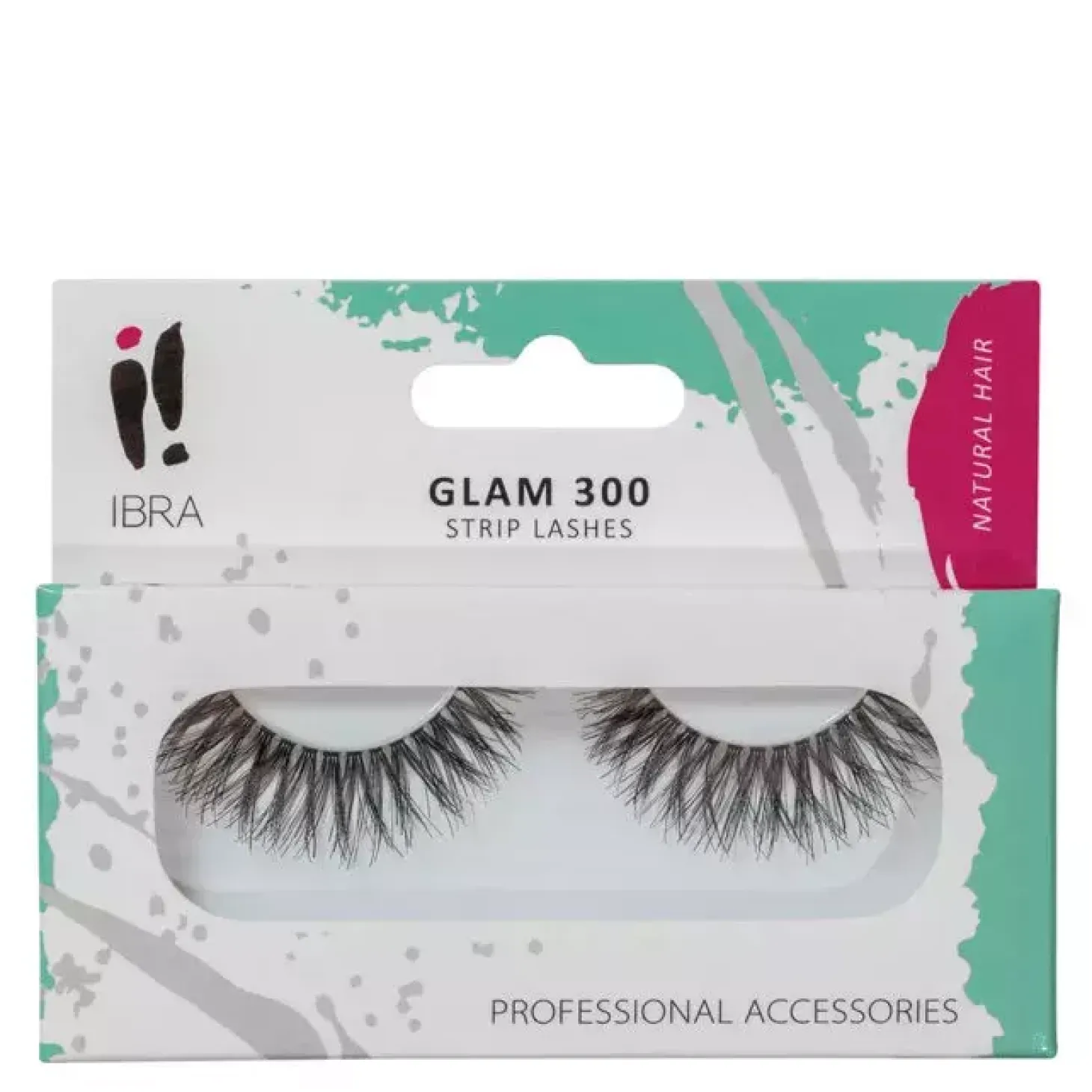 Ibra Makeup - Glam 300 - Rzęsy na Pasku
