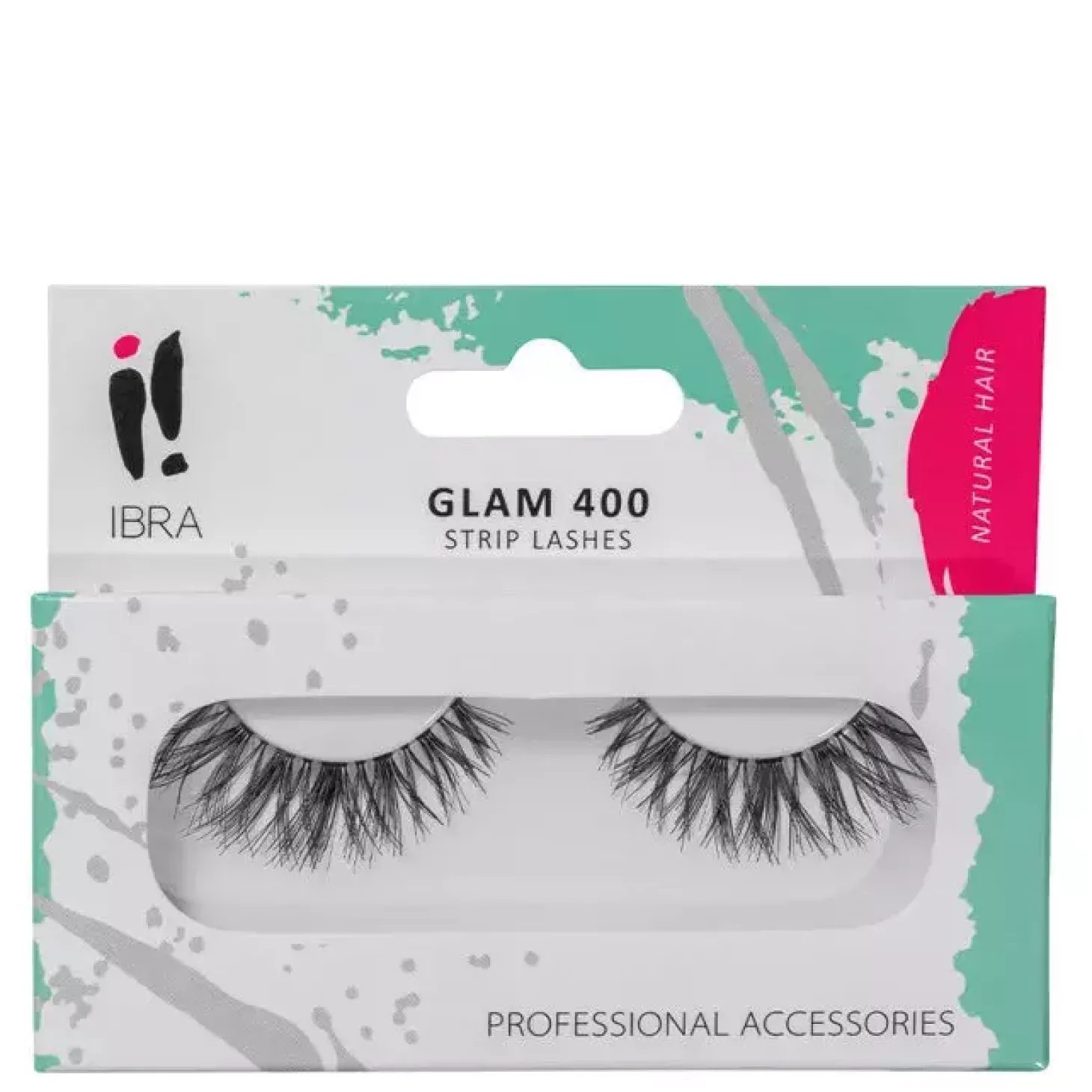 Ibra Makeup - Glam 400 - Rzęsy na Pasku