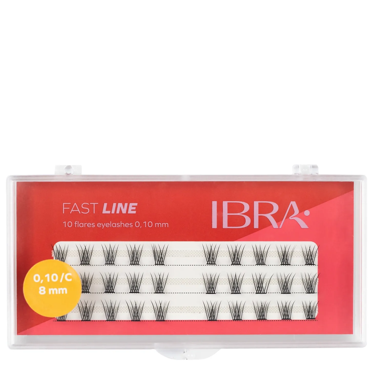 Ibra Makeup - Kępki Rzęs Fast Line C 0,10 - 8mm