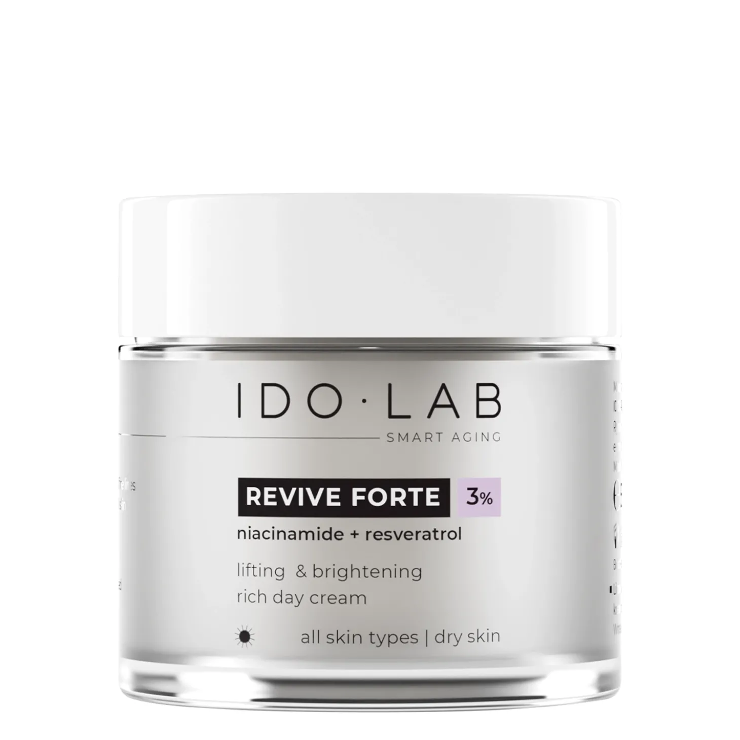Ido Lab - Revive Forte - Liftingujący i Rozjaśniający Krem do Twarzy na Dzień - 50ml