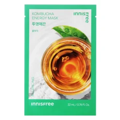 Innisfree - Squeeze Energy Mask - Kombucha - Clarifying - Oczyszczająca Maska w Płachcie - 22ml