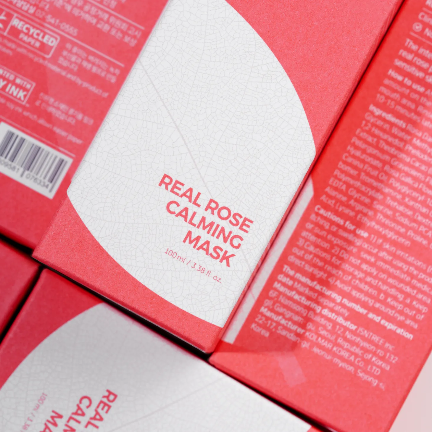 Isntree - Real Rose Calming Mask - Łagodząca Maska Różana - 100ml