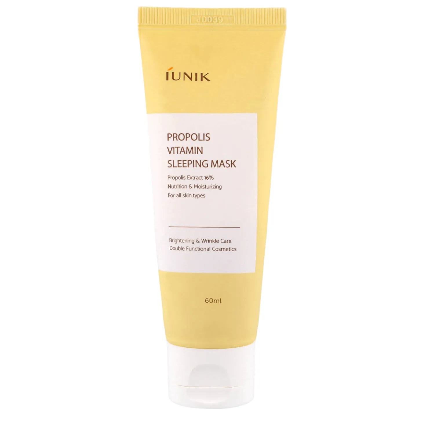 iUNIK - Propolis Vitamin Sleeping Mask - Nocna Maska Nawilżająca z Propolisem - 60ml